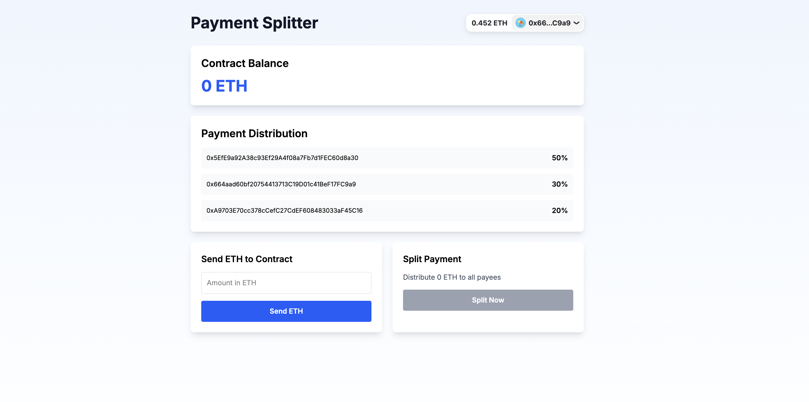 Payment Splitter